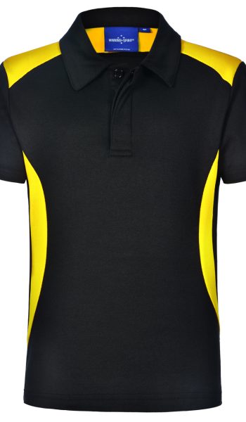 Black Winner Leavers Polo Shirt