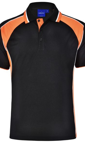 Black Orange Alliance Leavers Polo Shirt