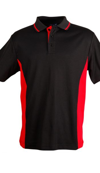 Black/Red Teammate Leavers Polo Shirt