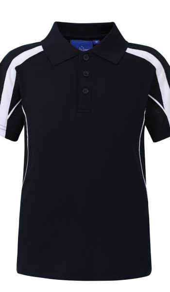 Black White Legend Leavers Polo