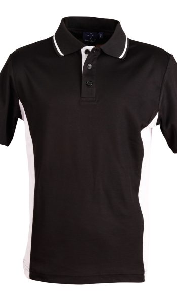Black/White Teammate Leavers Polo Shirt