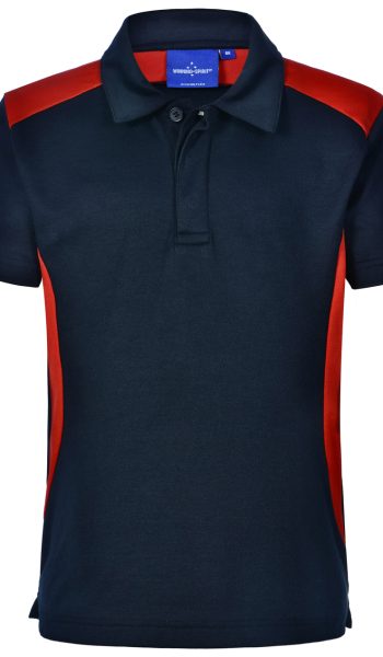 Navy Red Winner Leavers Polo Shirt