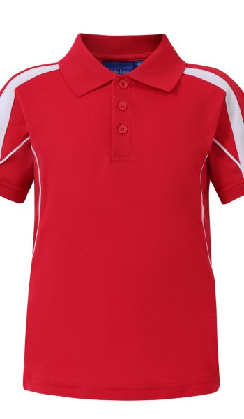 Red White Legend Leavers Polo
