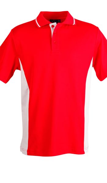 Red/White Teammate Leavers Polo Shirt