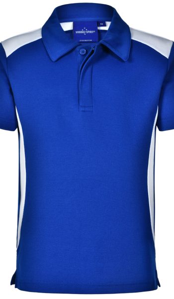 Royal White Winner Leavers Polo Shirt