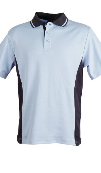 Sky/Navy Teammate Leavers Polo Shirt