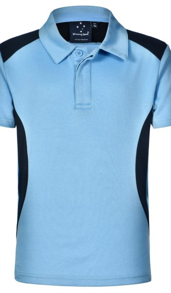 Sky Navy Winner Leavers Polo Shirt