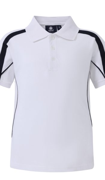 White Navy Legend Leavers Polo