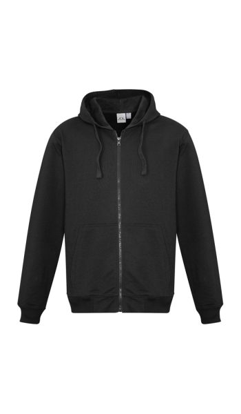 Black Crew Zip Hoodie