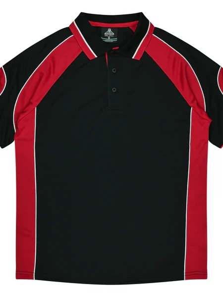 Black Red Murray Polo Shirt