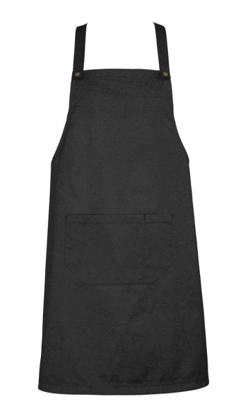 Black Urban Bib Apron