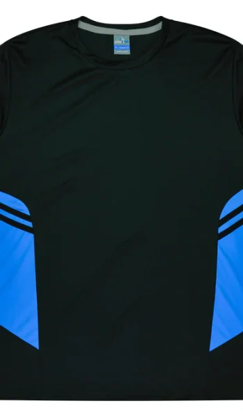 Black/Cyan Tasman Tee Shirt