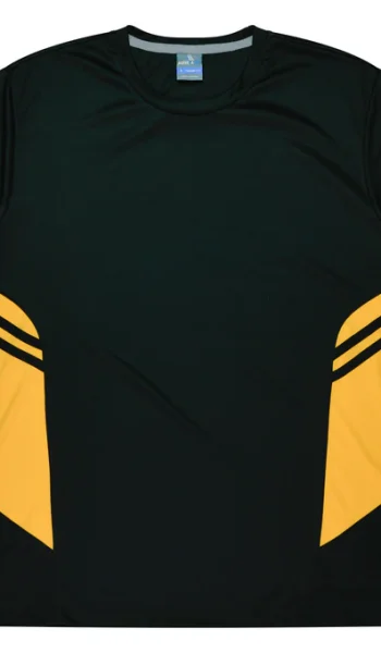 Black/Gold Tasman Tee Shirt