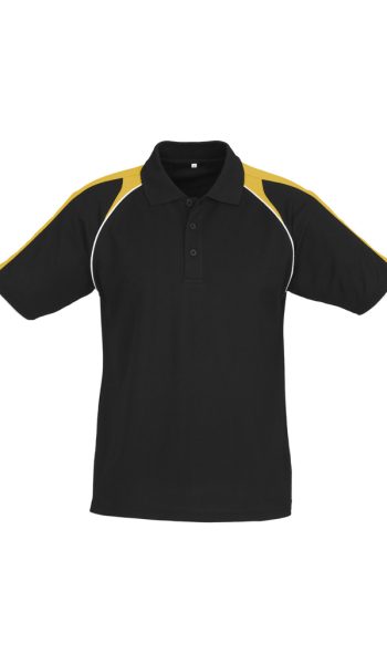 Black/Gold/White Triton Polo Shirt