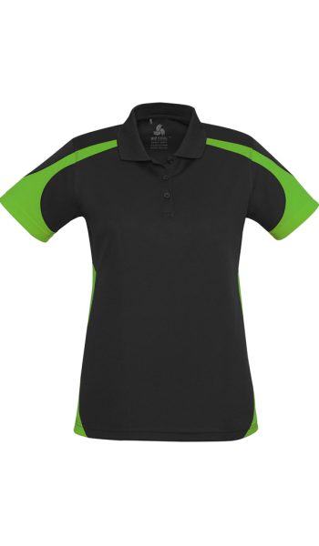 Black Green Talon Polo