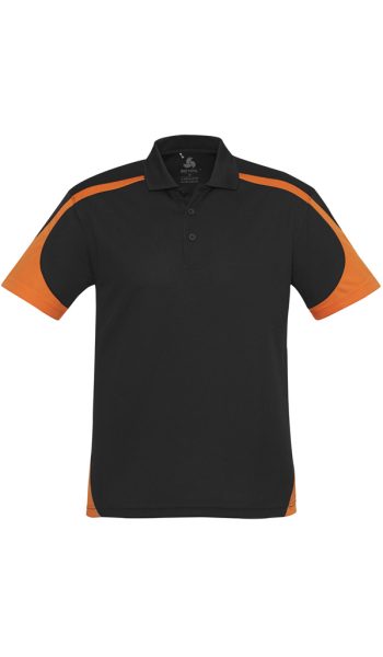 Black Orange Talon Polo Shirt
