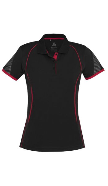 Black Red Razor Polo