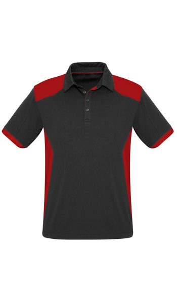 Black Red Rival Polo Shirt
