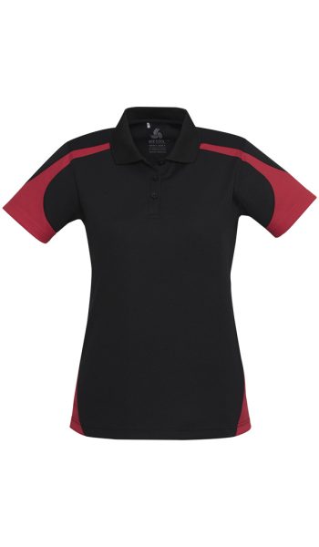 Black Red Talon Polo