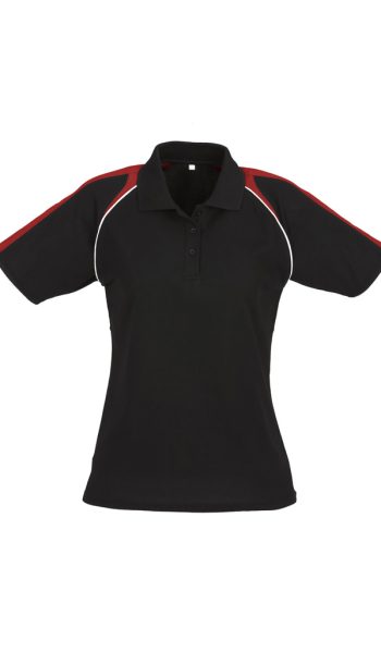 Black Red white Polo Shirt