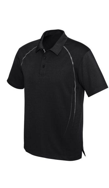 Black/Silver Cyber Polo Shirt
