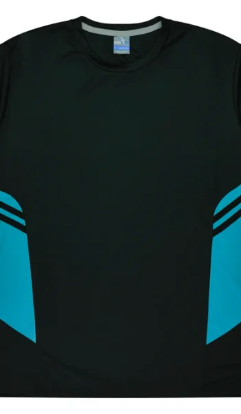 Black/Teal Tasman Tee Shirt