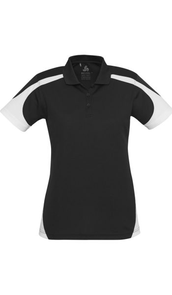 Black White Talon Polo
