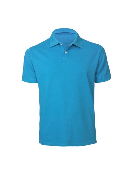 Cyan Neon Polo Shirt