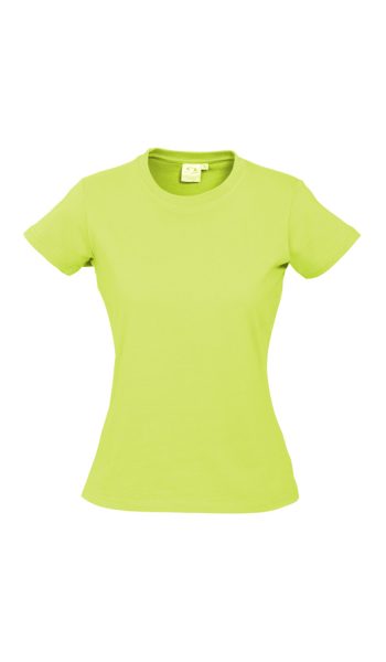FluroYellow Lime Women Ice Tee Shirt
