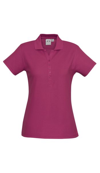 Fuchsia Crew Polo