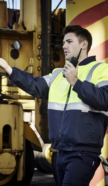Hi Vis Quilted Flying Jacket