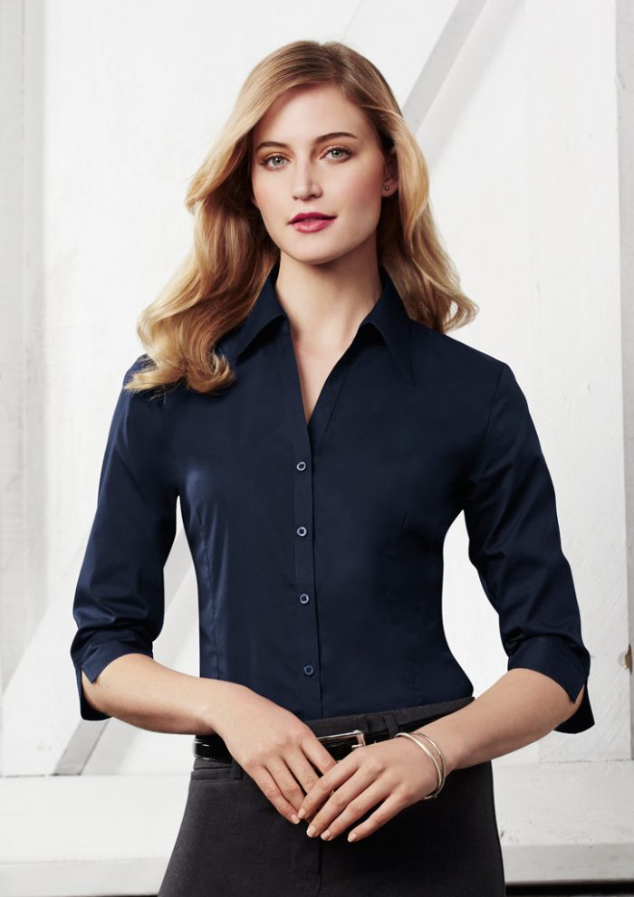 Ladies Metro 3-4 Sleeve Shirt