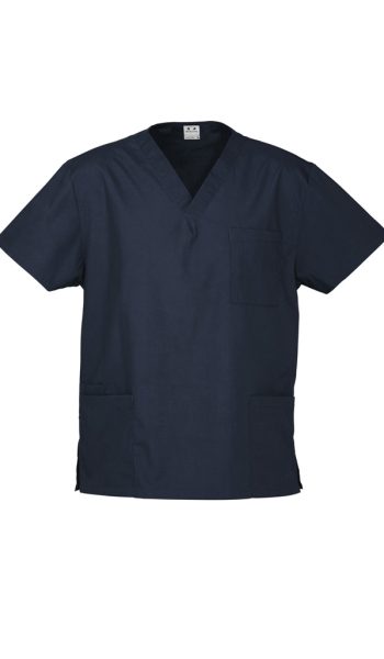 Navy Classic Scrub Top