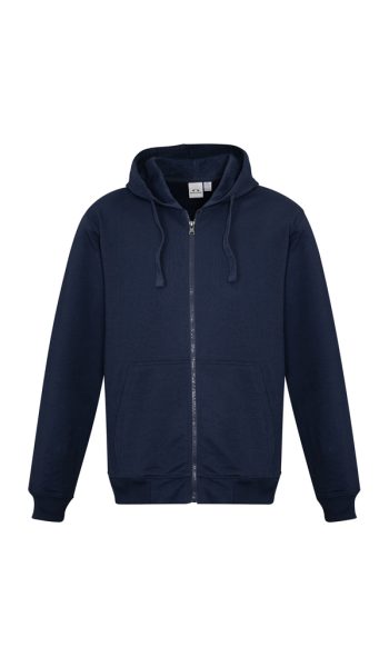Navy Crew Zip Hoodie