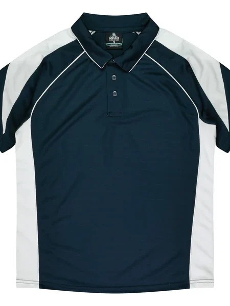 Navy White Premier Polo Shirt
