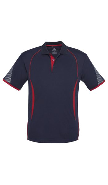 Navy Red Razor Polo Shirt