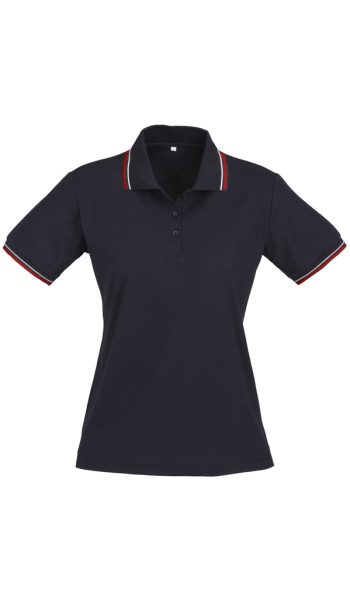 Navy Red White Cambridge Polo Shirt