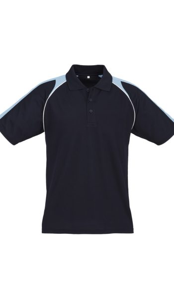 Navy Spring Blue White Polo Shirt