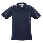 Navy white Blade Polo Shirt