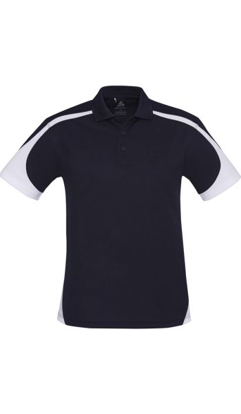 Navy White Talon Polo Shirt
