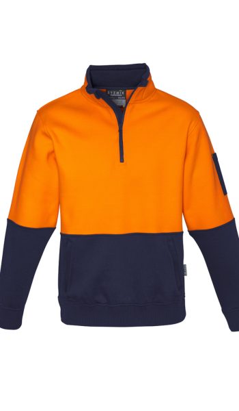 Orange Navy Hi Vis Pullover