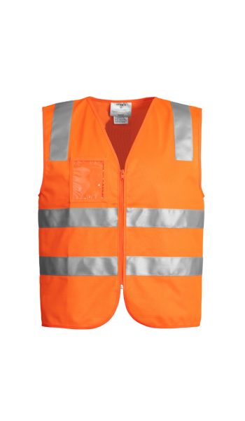Orange Zip Hi Vis Vest