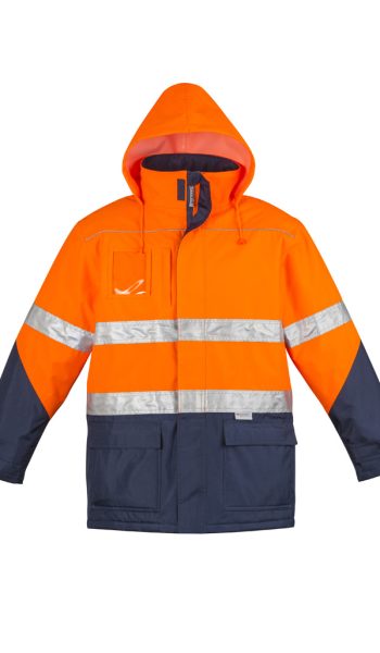 Orange/Navy Hi Vis Storm Jacket