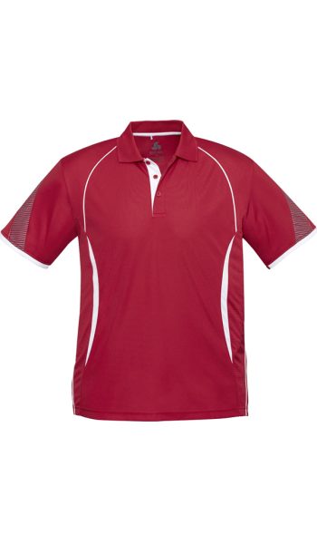 Red white Razor Polo Shirt