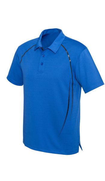 Royal Silver Cyber Polo Shirt