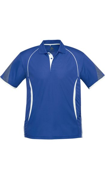 Royal White Razor Polo Shirt