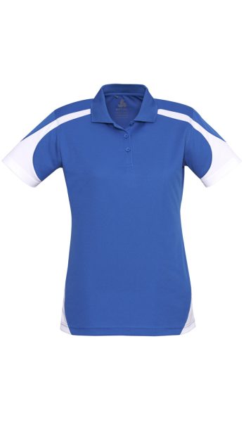 Royal White Talon Polo