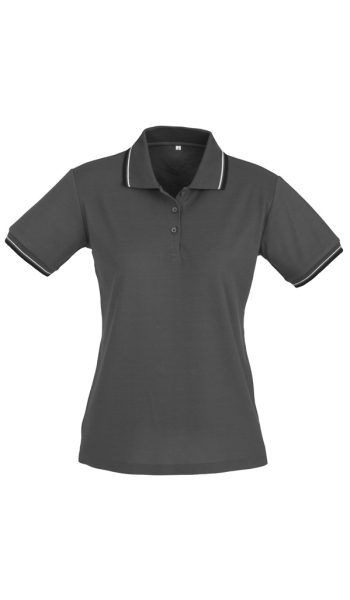 Steel Grey Black White Cambridge Polo Shirt