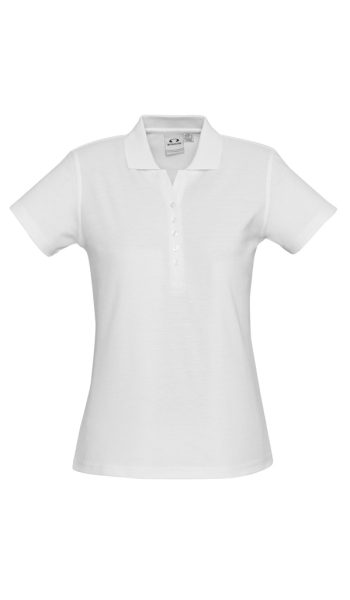 White Crew Polo