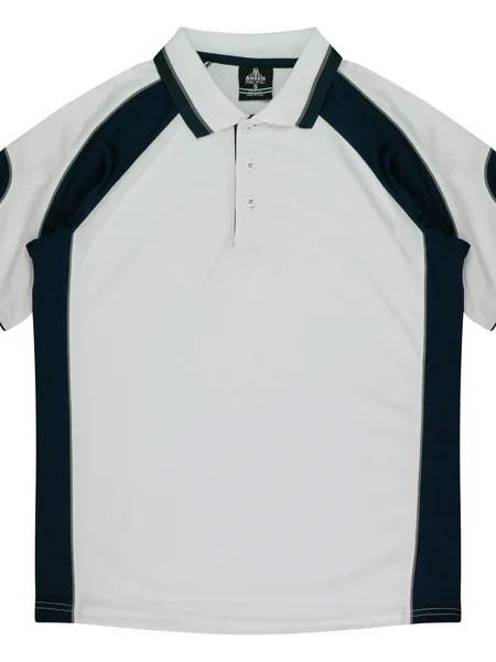 White Navy Murray Polo Shirt